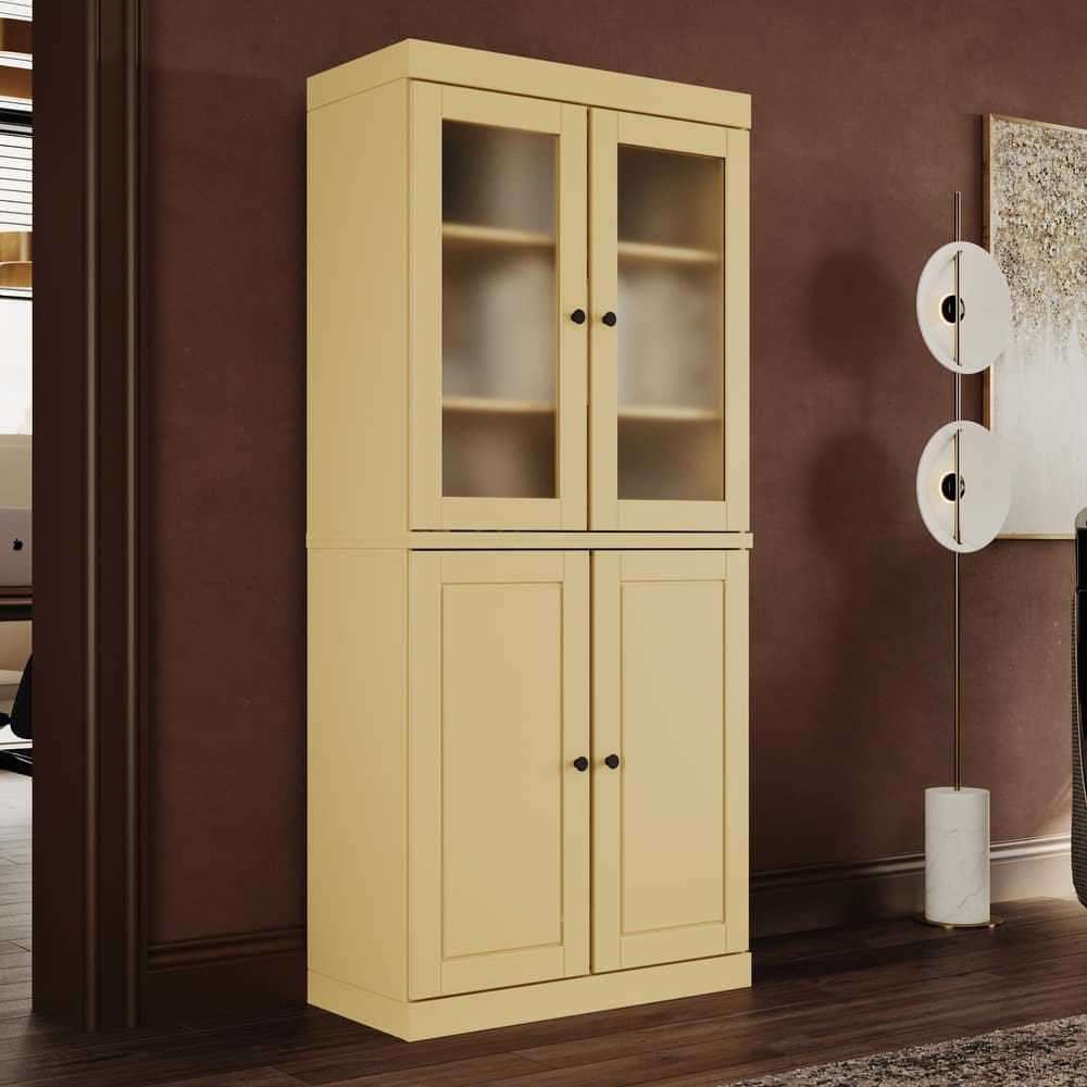 Palace Imports 100% Solid Wood 6-Shelf Bookcase, Adjustable Shelves, 32" Wide, 71.5" Tall