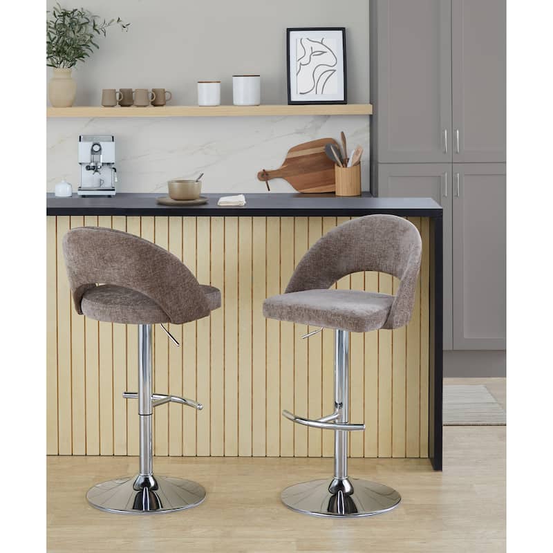 Renee Adjustable Barstool - Set of 2