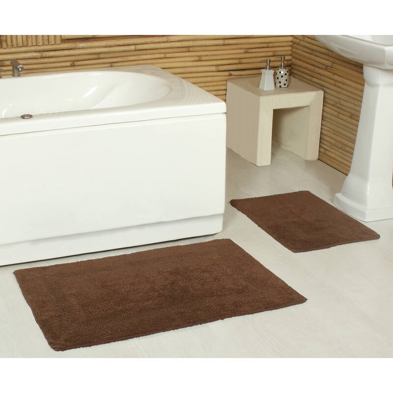 Fabstyles Basix Soft & Absorbent Reversible Cotton Bath Rug