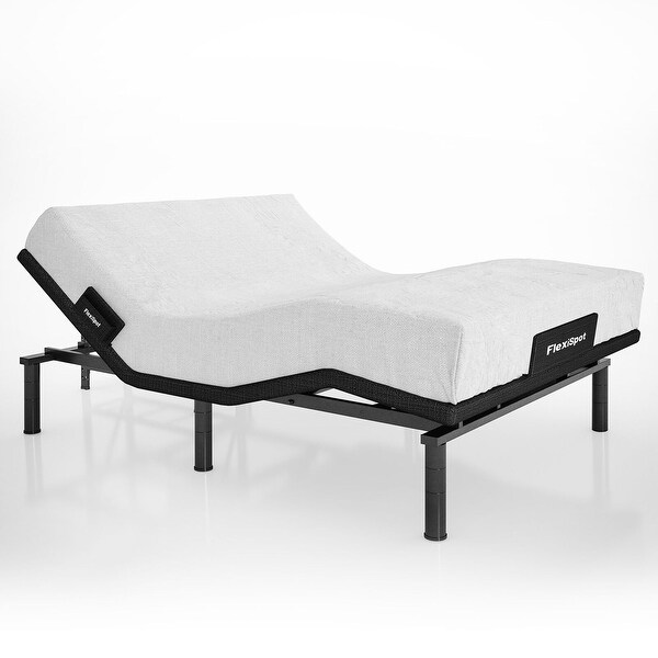 FunniHomi Zero Clearance Massage Adjustable Bed Frame with