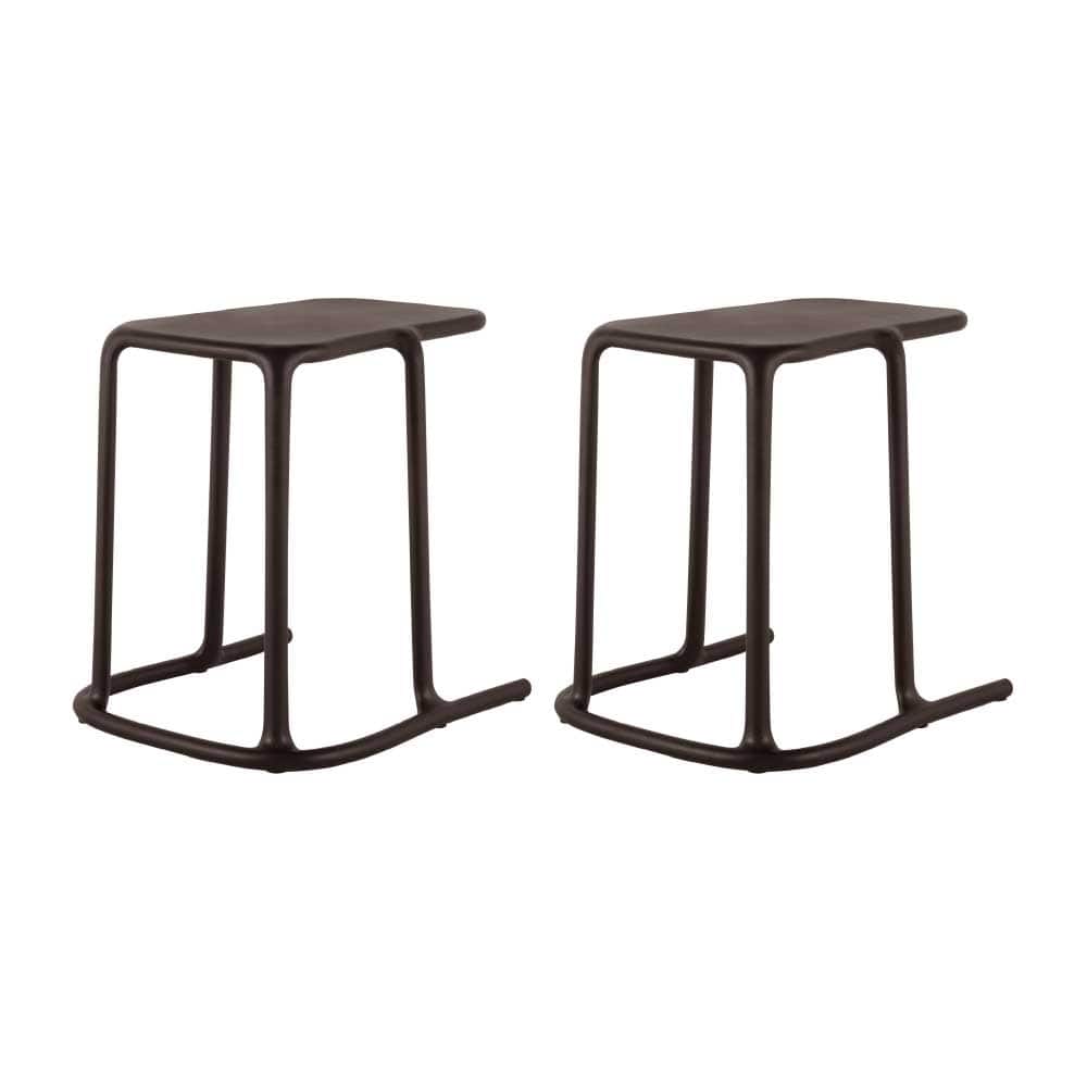 Lagoon Uno Resin C-Shape Side Table, Set of 2
