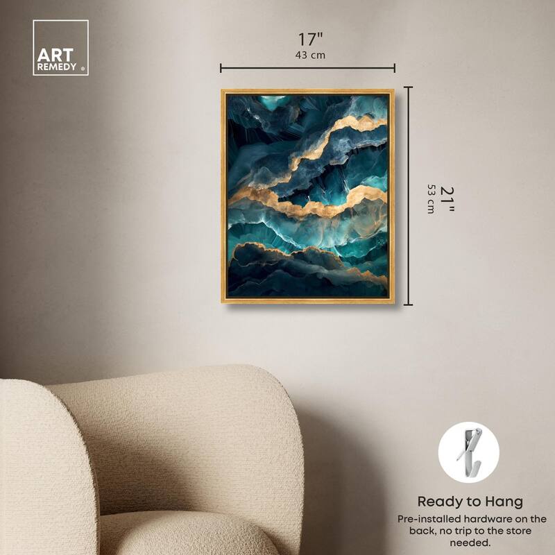 Power Edge I Canvas by Art Remedy
