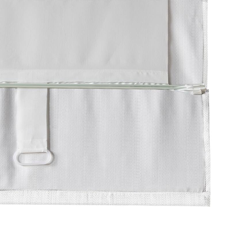 Basketweave Darkening Cordless Roman Window Shade