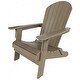 preview thumbnail 44 of 85, Vineyard HIPS Outdoor Folding Eco-Friendly All Weather Seashell Adirondack Chairs (12-Piece Conversation Set)