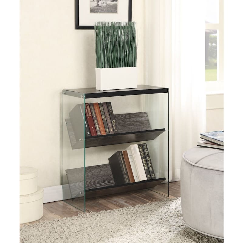 Convenience Concepts SoHo Glass Bookcase