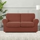 preview thumbnail 101 of 149, Subrtex 9-Piece Stretch Sofa Slipcover Sets with 4 Backrest Cushion Covers and 4 Seat Cushion Covers Loveseat - Brick