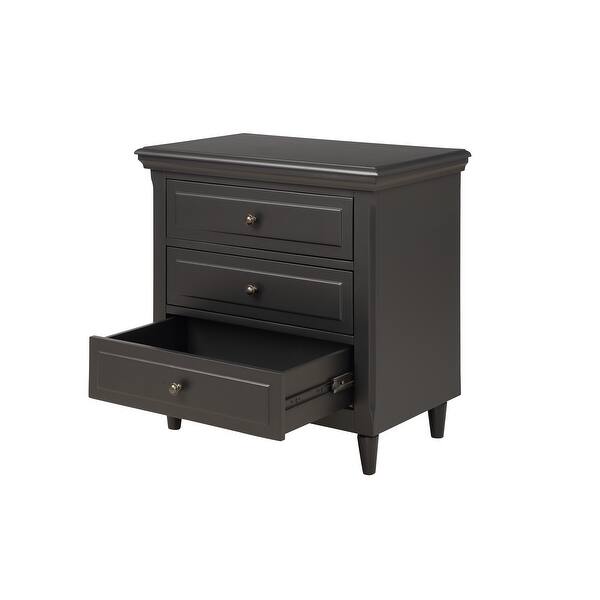 Shop Copper Grove Angochi 3 Drawer Wood Storage Nightstand Overstock 30722127