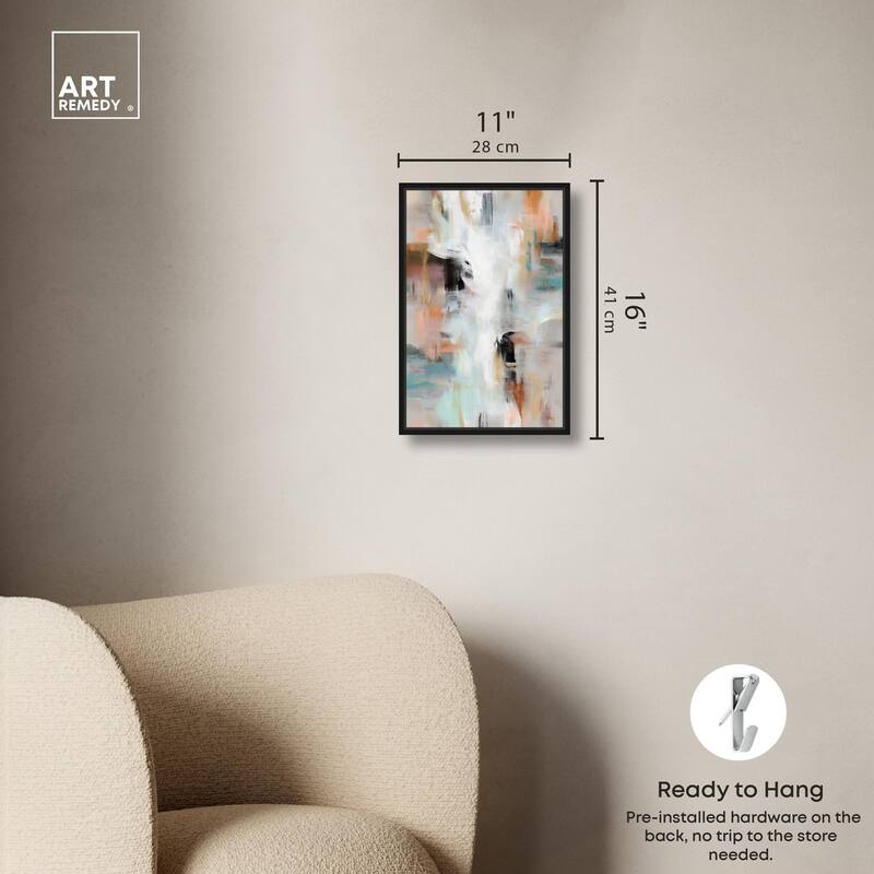 Gilded Mist Canvas by Art Remedy