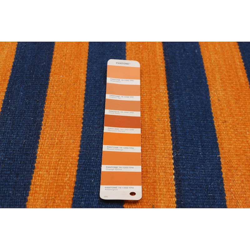 Ankara Orange Kilim 5'0" x 7'10" - 5'0 x 7'10