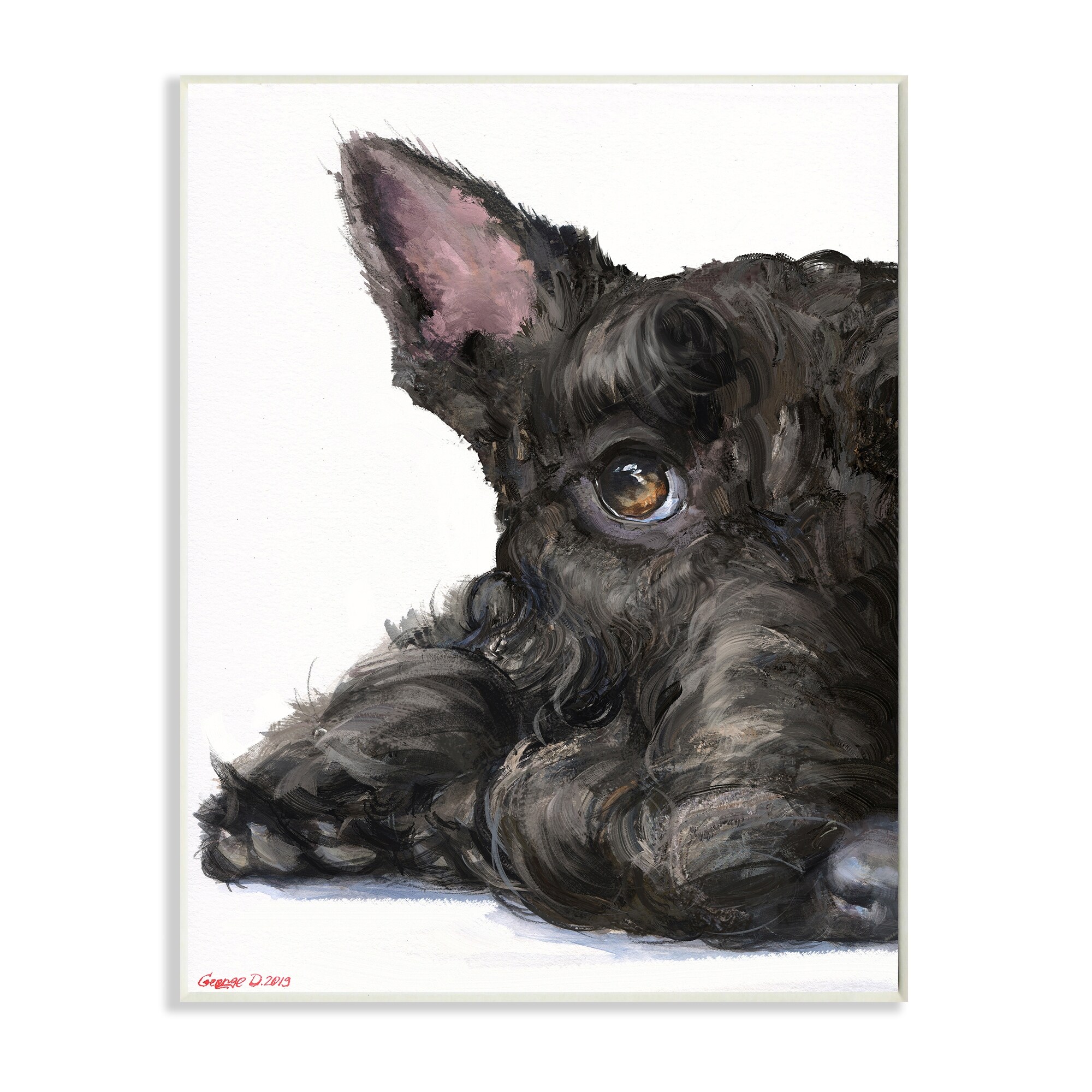 Worldwide delivery Dog Sculpture Scottish Terrier 100% Handmade 