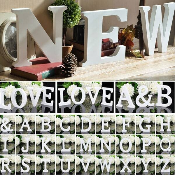 Shop Wedding Birthday Party Plywood Decoration English C Letter