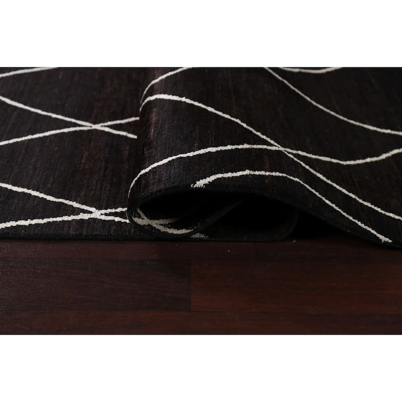 Vegetable Dye Moroccan Oriental Living Room Area Rug Wool Hand-knotted - 7'7" x 9'9"