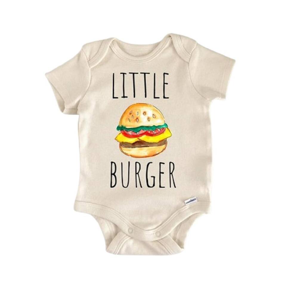 Burger Bbq Grillmaster Grill - Baby Boy Girl Clothes Infant Bodysuit Funny Cute Newborn