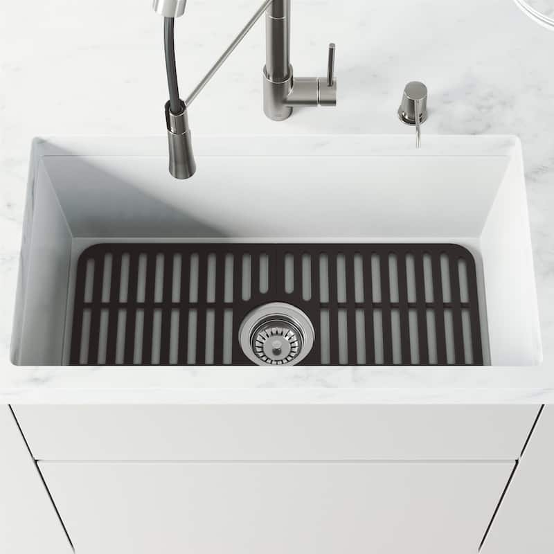 VIGO 25" L X 13" W Silicone Protective Bottom Grid for Kitchen Sink