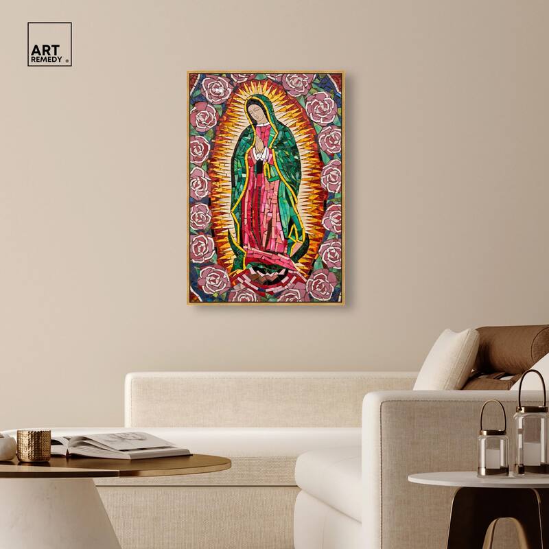 Mother of Mosaic Canvas by Art Remedy