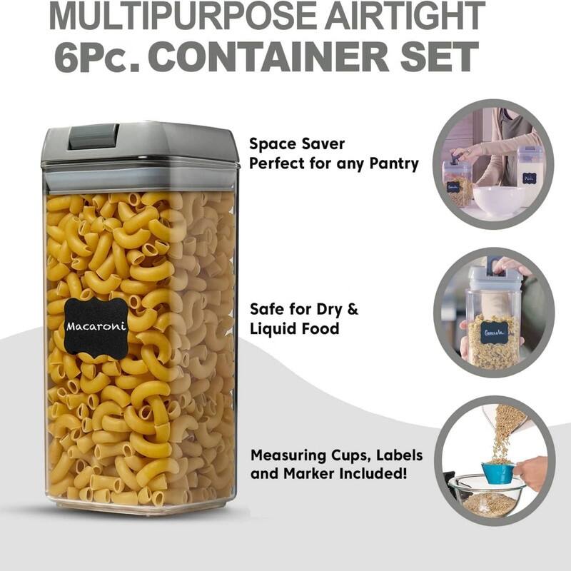 Airtight Food Storage Container (Set of 6) On Sale Bed Bath & Beyond 39099452