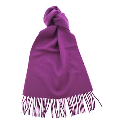 Lanvin Purple Luxurious Modern 100% Wool Scarf for mens