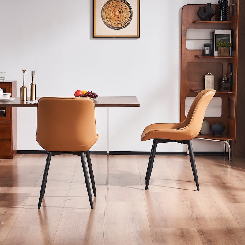 Modern Dining Chairs Set of 2 Upholstered Dining Room Chairs