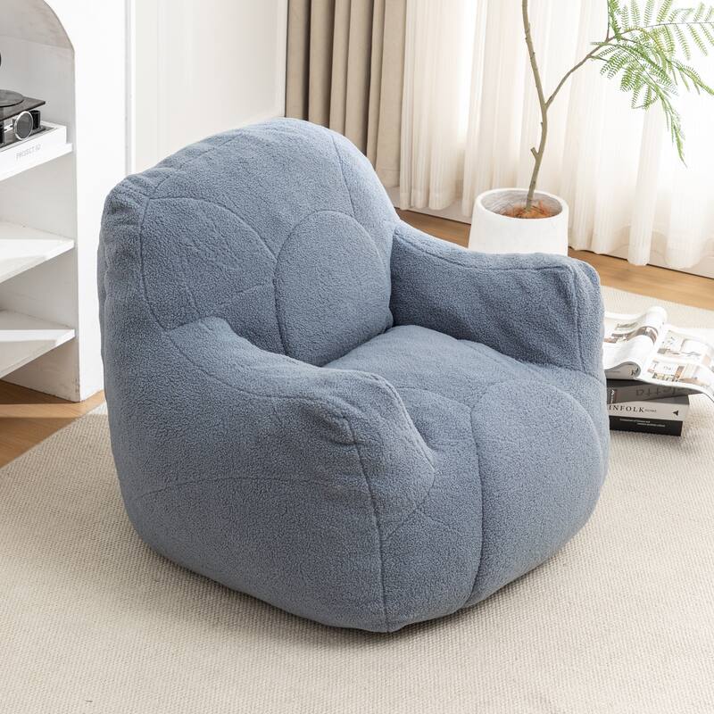 Bean Bag Chair Soft Fluffy Lazy Sofa with Memory Foam