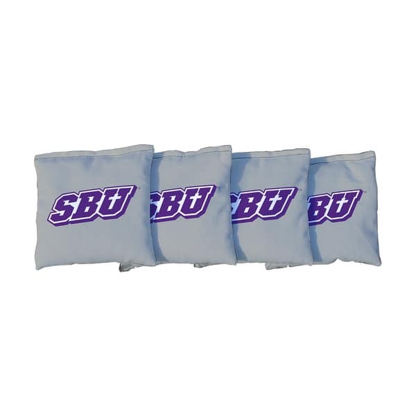 slide 2 of 3, Southwest Baptist Bearcats Cornhole Bags Grey All-Weather Resin Filled