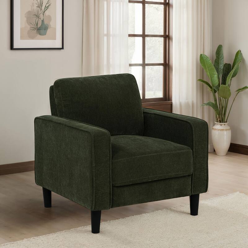 Ruth Fabric Upholstered Track Arm Accent Chair - 32.25" x 31.5" x 33.5"