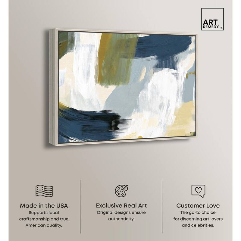 Moss Layers II Canvas by Art Remedy