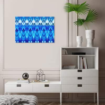 Wynwood Studio Canvas Abstract This Blue is So You Blue and Dark Blue Modern & Contemporary Wall Art Canvas Print