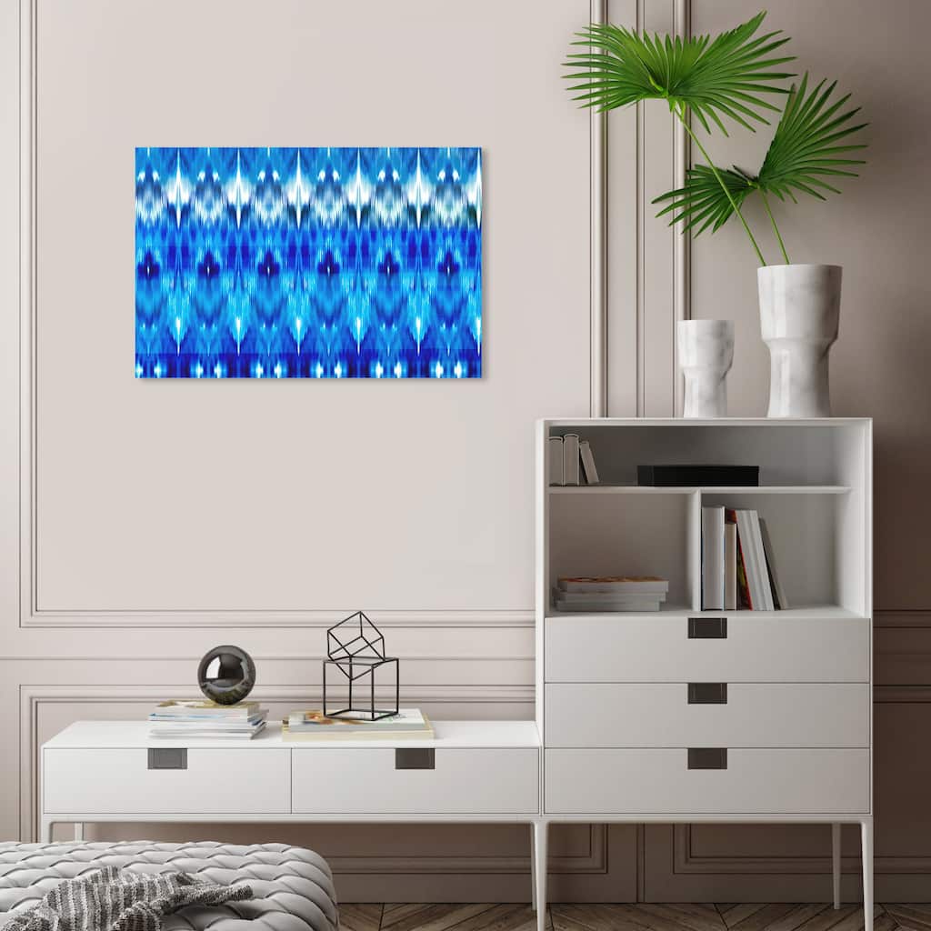 Wynwood Studio Canvas Abstract This Blue is So You Blue and Dark Blue Modern & Contemporary Wall Art Canvas Print
