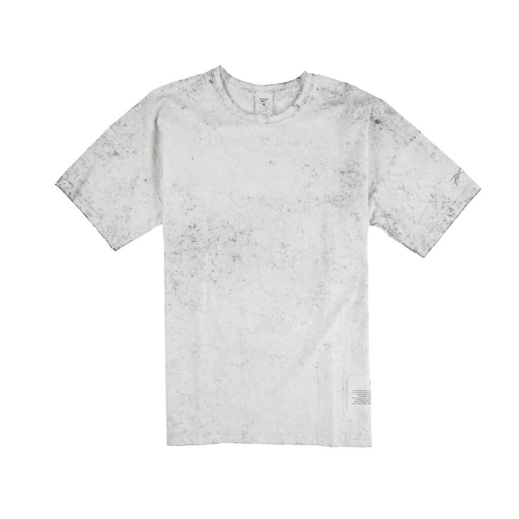 Reebok Womens Les Mills Washed Cotton Basic T-Shirt,, White, Medium