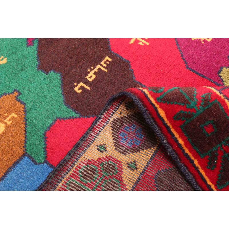 ECARPETGALLERY Hand-knotted Teimani Red Wool Rug - 2'9 x 4'10