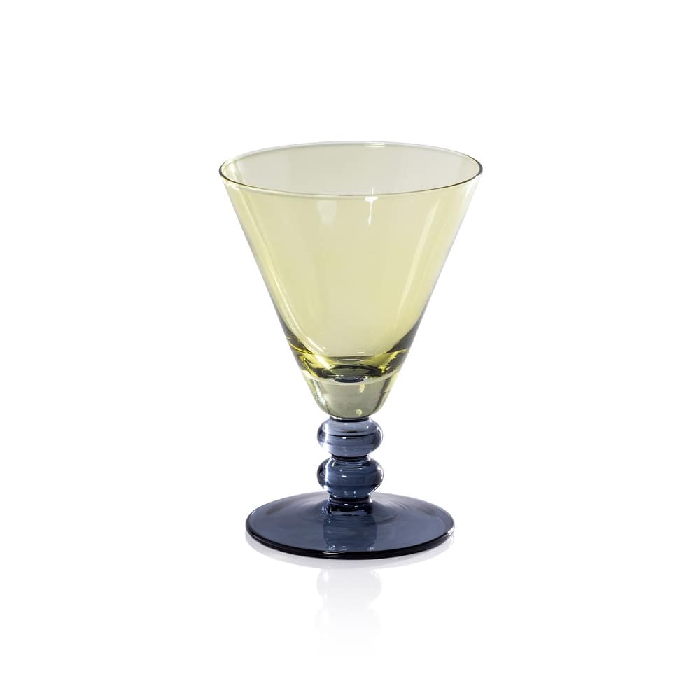 Fusion Two-Tone 6-Piece Cocktail Glass Set