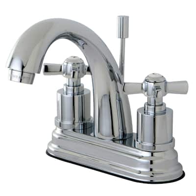 Kingston Brass Millennium Centerset Bathroom Faucet - Free Metal