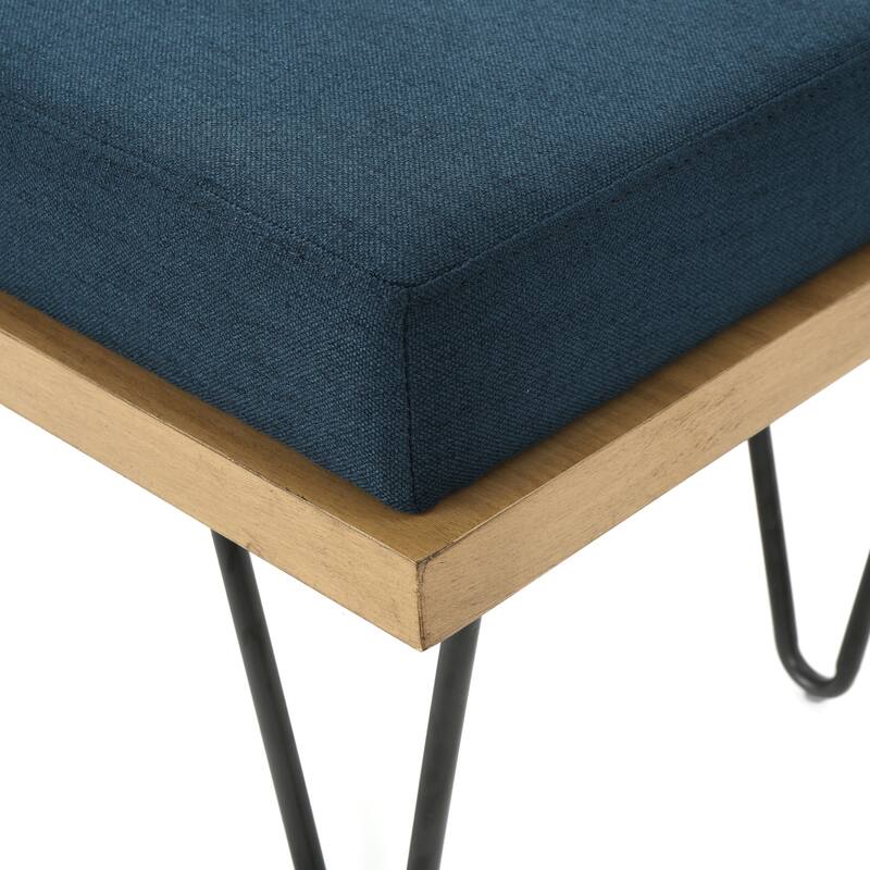 Mid-century Modern Upholstered Bench