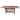 Red Cedar Log Trestle Dining Table
