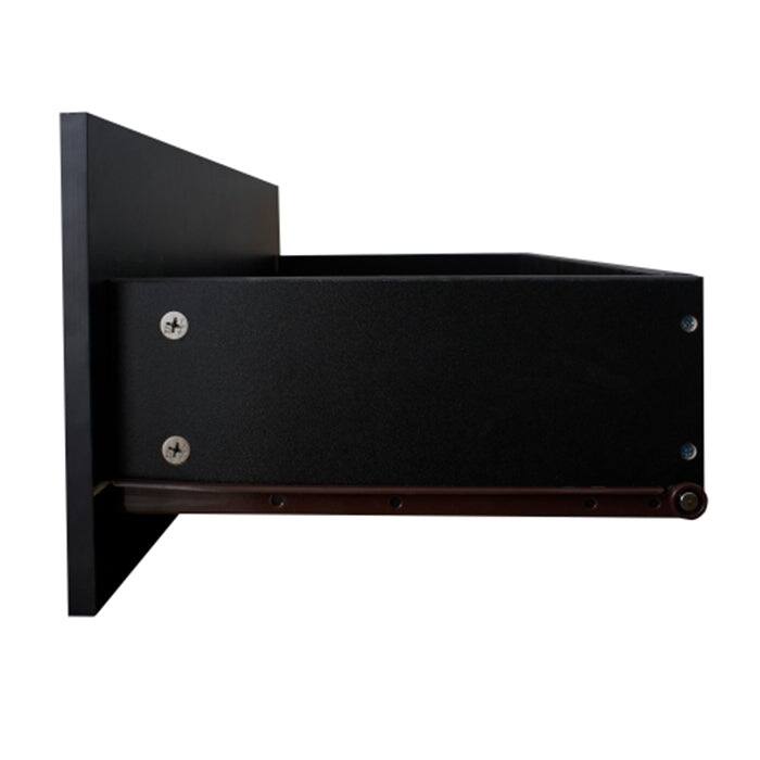 Black TV Stand MDF Large TV Base with LED Light TV Cabinet.