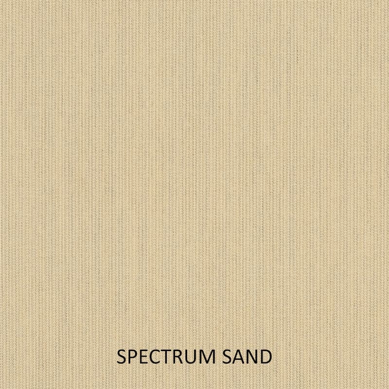Sunbrella Sand Beige Indoor/Outdoor Chair Pad Set, Corded