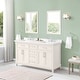 preview thumbnail 6 of 18, Martha Stewart Canaan 60 in. DoubleSink Bathroom Vanity in PicketFence
