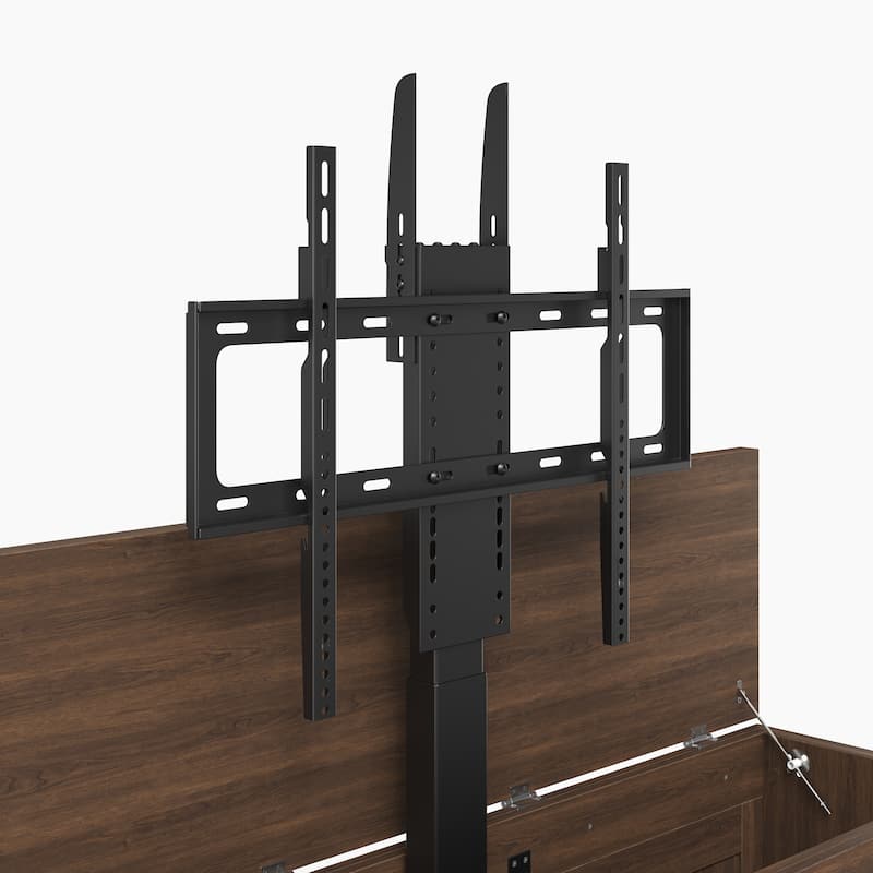 Motorized TV Lift Cabinet for TVs up to 50 Inch, Pop Up TV Lift Console with Remote Control, Hidden TV Cabinet Stand