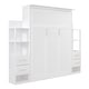 preview thumbnail 27 of 66, Murphy Bed Wall Bed with Shelves, Drawers and LED Lights