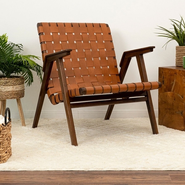 Leather beach 2025 chair