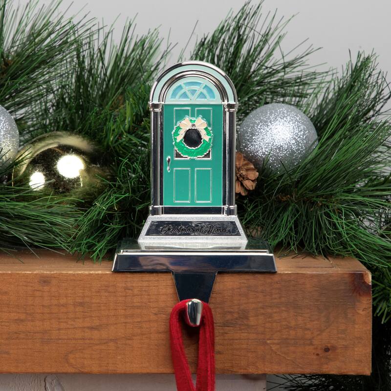 Christmas At Home Front Door Stocking Holder - 5"