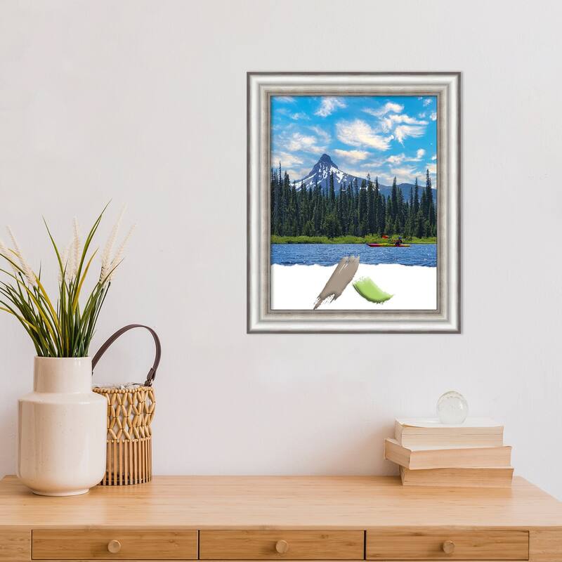 Salon Silver Narrow Picture Frame, Photo Frame, Artwork Frame