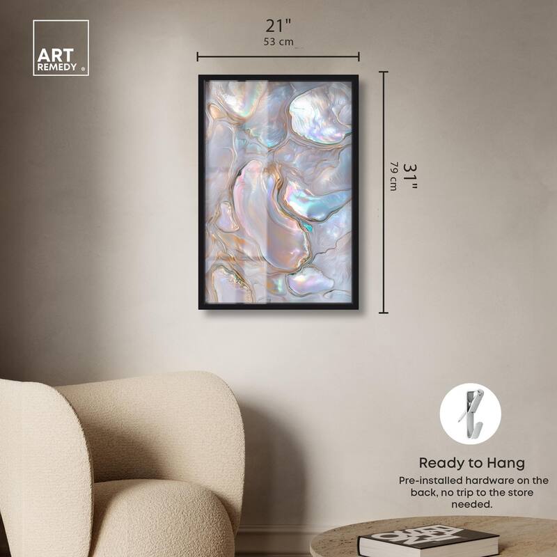 Fluid Preciousness III Shadowbox by Art Remedy