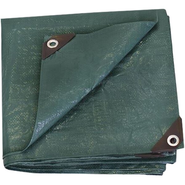Stansport Reinforced Multi-Purpose Rip-Stop Tarp - 10' x 12' - Green - 10' x 12'