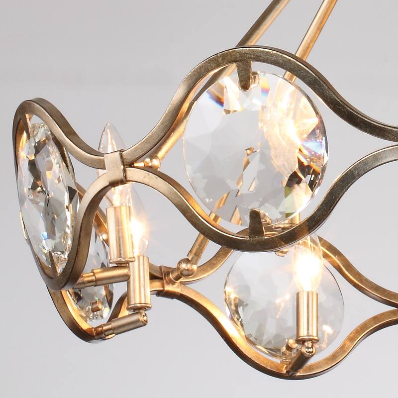 Crystorama Lighting Group Quincy 8 Light 29-1/2" Wide Taper Candle
