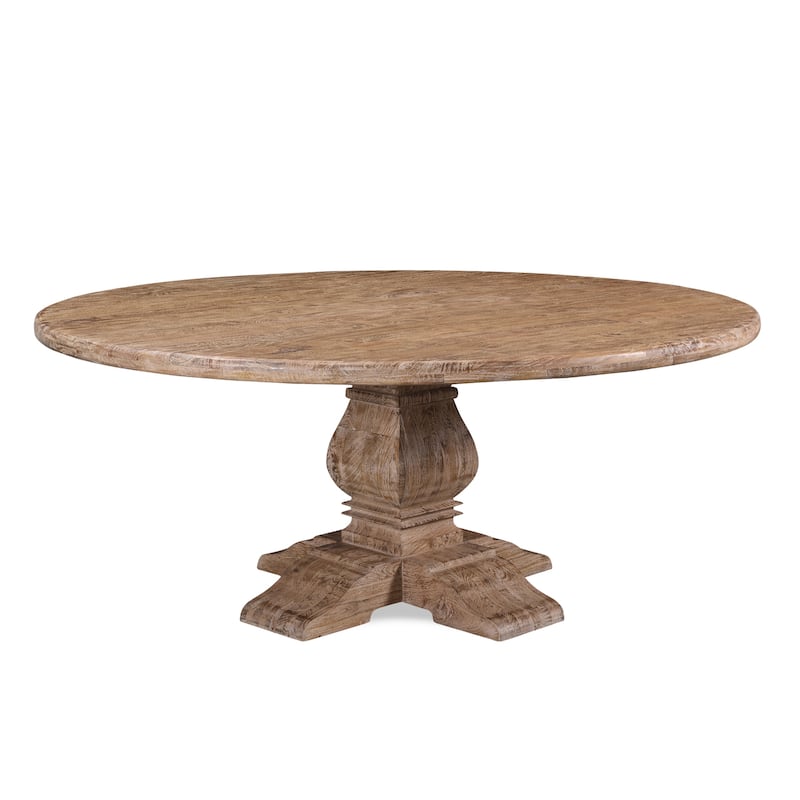 Pengrove Round Mango Wood Dining Table - 72"x30"