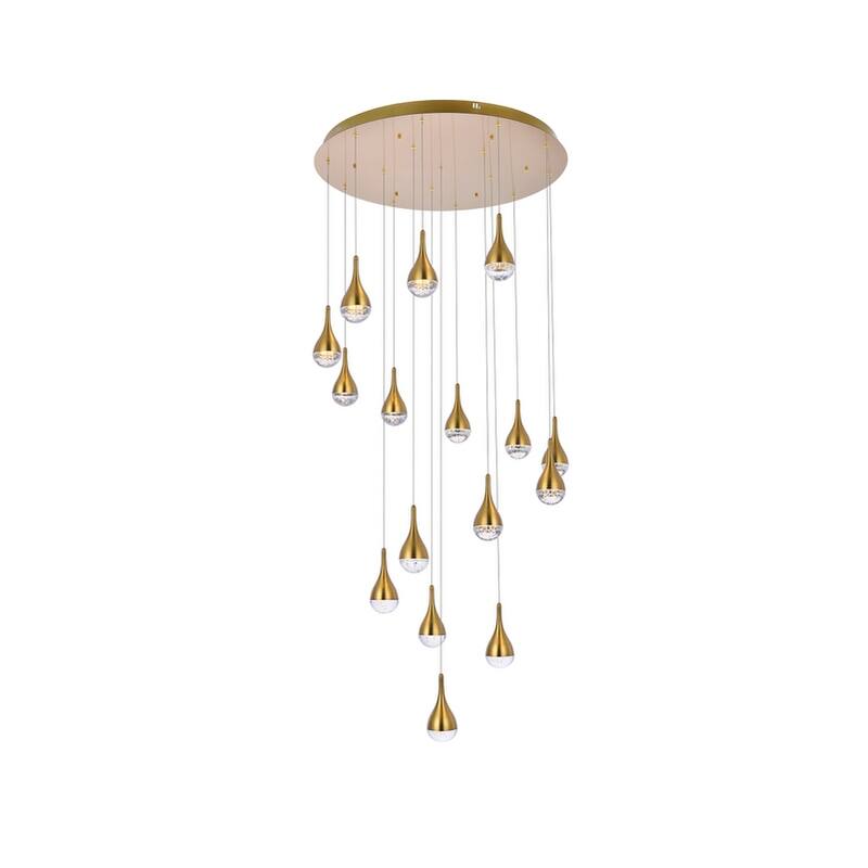 Indigo Home 36 inch LED chandelier - Gold