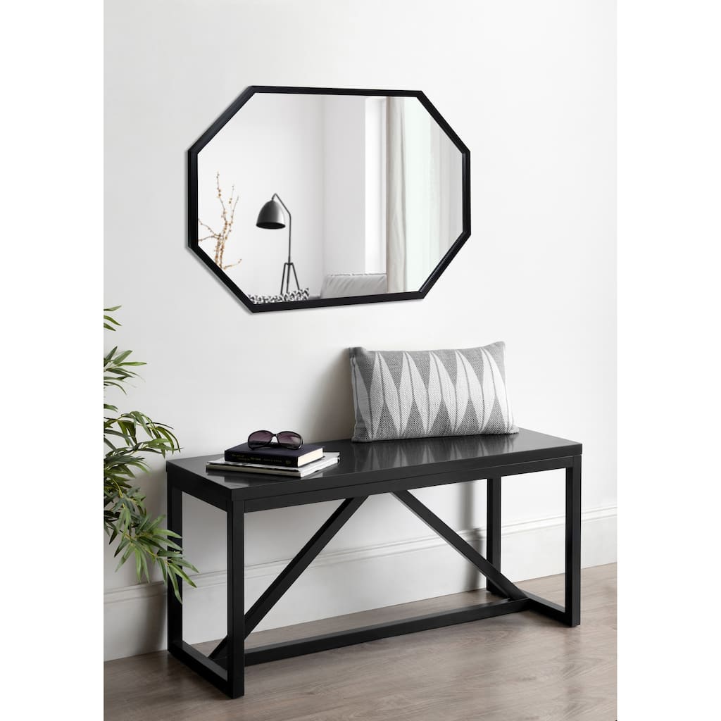 Kate and Laurel Laverty Octagon Framed Mirror - 24x36