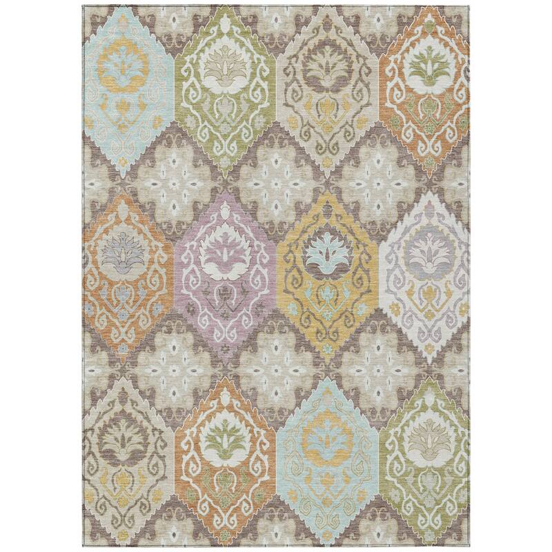Machine Washable Indoor/ Outdoor Global Bayfield Chantille Rug