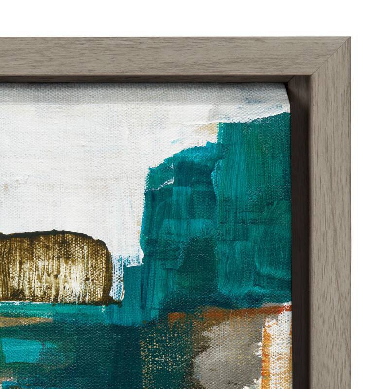 Kate and Laurel Sylvie Meteora Framed Canvas by Leah Nadeau